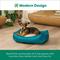 Show in main carousel: FurHaven Leather Look Cozy Couch Dog Bed, Teal, Medium slide 4 of 8