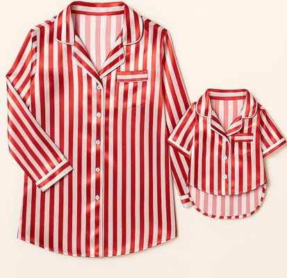 Show full view: Found My Animal Dog Pajamas, Candy Stripe, Large slide 5 of 7