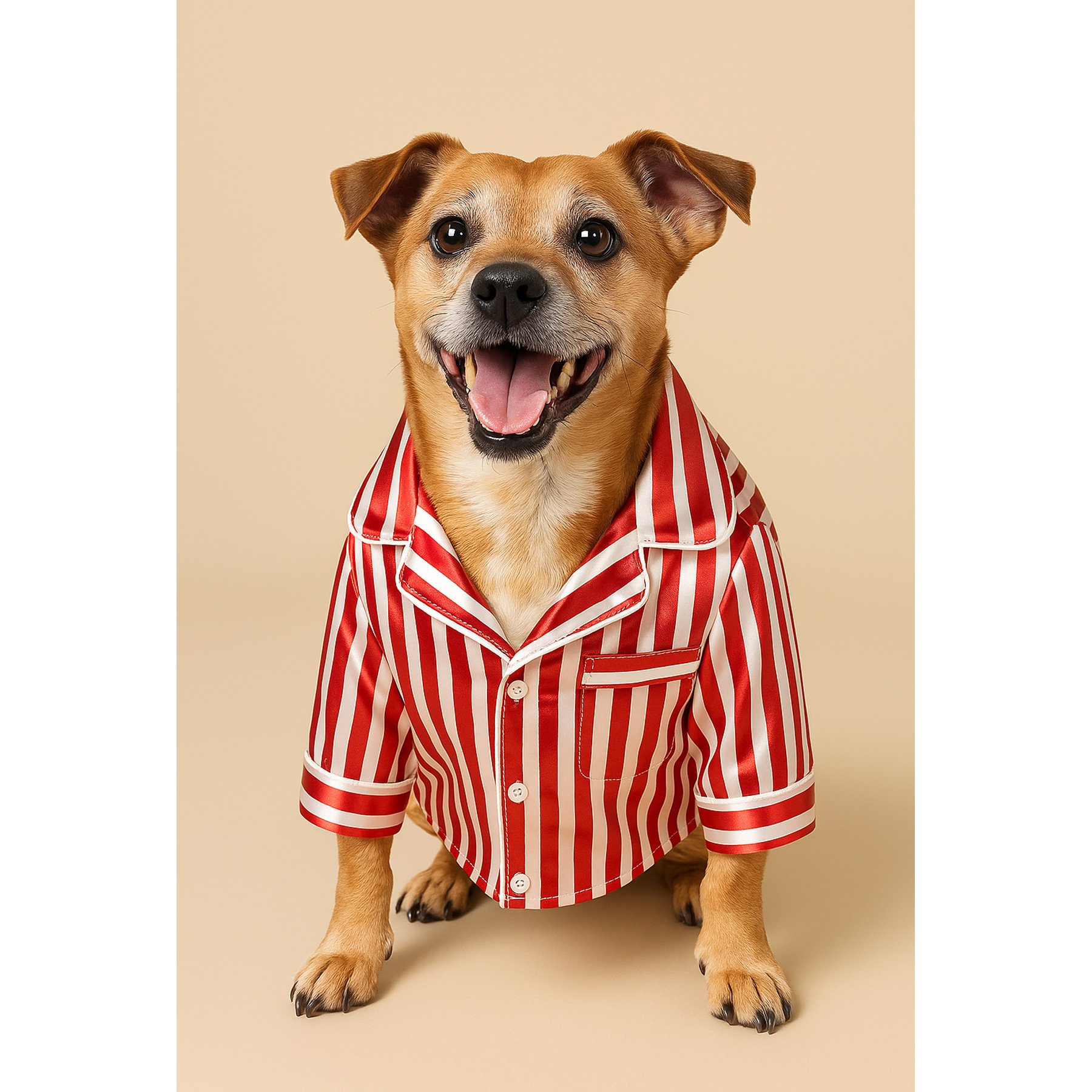 Found My Animal Pet Parent & Dog Pajamas, Candy Stripe, Dog Pajamas, XX-Large
