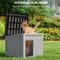 Show in main carousel: KAMABOKO Indoor & Outdoor Weatherproof & Removable Roof Dog House, Large, Grey slide 3 of 7