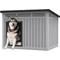 Show in main carousel: KAMABOKO Indoor & Outdoor Weatherproof & Removable Roof Dog House, Large, Grey slide 1 of 7