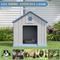 Show in main carousel: KAMABOKO Outdoor & Indoor Waterproof Ventilated Dog House with Window, 36.2 x 39 x 39-in, Blue slide 6 of 9