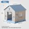 Show in main carousel: KAMABOKO Outdoor & Indoor Waterproof Ventilated Dog House with Window, 36.2 x 39 x 39-in, Blue slide 3 of 9