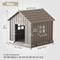 Show in main carousel: KAMABOKO Outdoor & Indoor Waterproof Ventilated Dog House with Window, 36.2 x 39 x 39-in, Grey slide 2 of 8
