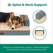 Show in main carousel: FurHaven Plush & Cable Corduroy Comfy Couch Orthopedic Foam Dog Bed, Riverway, Medium slide 4 of 9