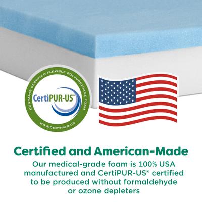 Show full view: FurHaven Premium Indoor-Outdoor Deluxe Mattress Cooling Gel Dog Bed, Dark Olive, Jumbo slide 7 of 9