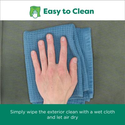 Show full view: FurHaven Premium Indoor-Outdoor Deluxe Mattress Cooling Gel Dog Bed, Dark Olive, Jumbo slide 6 of 9