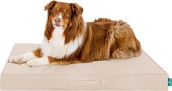 FurHaven Premium Indoor-Outdoor Deluxe Mattress Cooling Gel Dog Bed, Biscuit, Jumbo