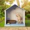 Show in main carousel: KAMABOKO Outdoor & Indoor Waterproof Ventilated Dog House with Window, 36.2 x 39 x 39-in, Blue slide 7 of 9
