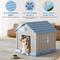 Show in main carousel: KAMABOKO Outdoor & Indoor Waterproof Ventilated Dog House with Window, 31 x 31 x 33.5-in, Blue slide 4 of 7