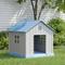 Show in main carousel: KAMABOKO Outdoor & Indoor Waterproof Ventilated Dog House with Window, 31 x 31 x 33.5-in, Blue slide 1 of 7
