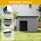 Show in main carousel: KAMABOKO Indoor & Outdoor Weatherproof Roof & Removable Floor Dog House, Grey slide 3 of 6