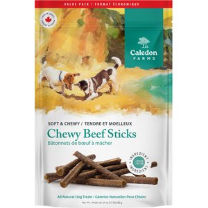 Caledon Farms Value Pack Chewy Beef Sticks Dog Treats, 24-oz bag
