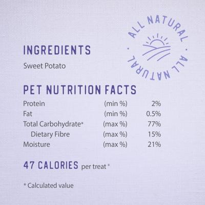 Show full view: Caledon Farms Sweet Potato Chews Dog Treats, 28-oz bag slide 9 of 11