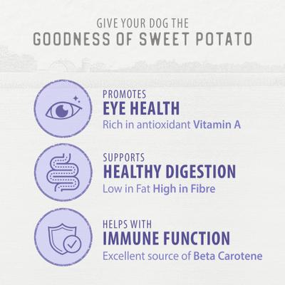 Show full view: Caledon Farms Sweet Potato Chews Dog Treats, 28-oz bag slide 6 of 11