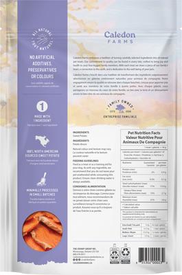 Show full view: Caledon Farms Sweet Potato Chews Dog Treats, 9.3-oz bag slide 3 of 11