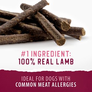 Caledon Farms Chewy Lamb Sticks Dog Treats, 7-oz bag