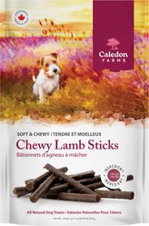 Caledon Farms Chewy Lamb Sticks Dog Treats, 7-oz bag