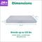 Show in main carousel: FurHaven Premium Indoor-Outdoor Deluxe Mattress Cooling Gel Dog Bed, Gray Mist, Jumbo Plus slide 8 of 9