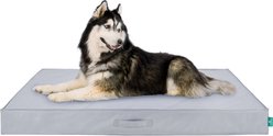 FurHaven Premium Indoor-Outdoor Deluxe Mattress Cooling Gel Dog Bed, Gray Mist, Jumbo Plus