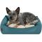 Show in main carousel: FurHaven Leather Look Cozy Couch Dog Bed, Teal, Medium slide 1 of 8