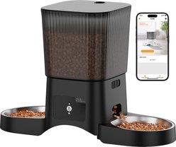 HONEYGUARDIAN Automatic 5G Wifi Cat Feeder, 3.5-l