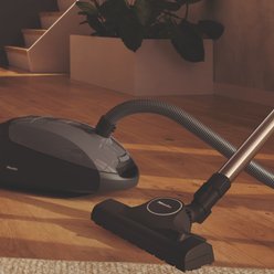 Miele Classic C1 Pure Suction Bagged Canister Vacuum Cleaner, Graphite grey slide 2 of 9