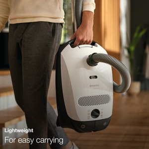 Miele Classic C1 Turbo Team Bagged Canister Vacuum Cleaner, Tech Blue