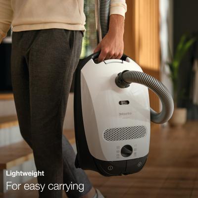 Show full view: Miele Classic C1 Turbo Team Bagged Canister Vacuum Cleaner, Tech Blue slide 4 of 9