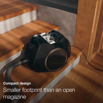 Show full view: Miele Boost CX1 Dog & Cat Bagless Canister Vacuum Cleaner, Obsidian Black slide 4 of 9