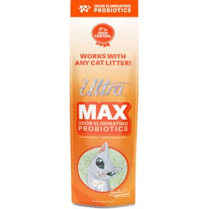 Ultra MAX Odor-Eliminating Probiotics Cat Litter Box Additive, 17.6-oz bag