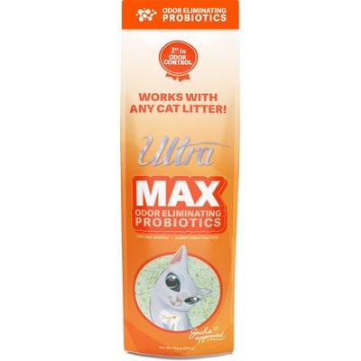 Ultra Ultra MAX Odor-Eliminating Probiotics Cat Litter Box Additive, 17.6-oz bag