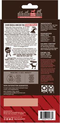 Show full view: Earth Animal No-Hide From the Grill Long Lasting Natural Rawhide Alternative Medium Grilled Cheeseburger Flavor Rolls Chew Dog Treats, 3 count slide 3 of 10