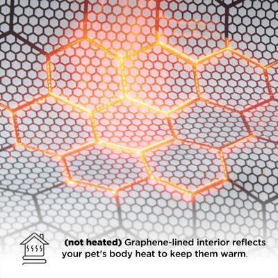 Show full view: Bedsure Outdoor Extra Wide Unheated Cat House, Grey, 22.5x12.5x13.25inches slide 2 of 10