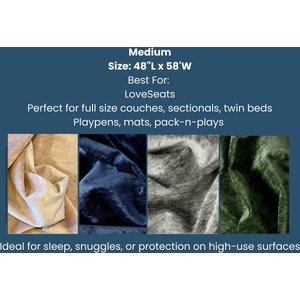 Magic Fabric Luxurious Odor Resistant Dog & Cat Furniture Cover, Moss, Medium