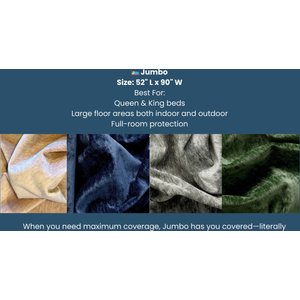 Magic Fabric Luxurious Odor Resistant Dog & Cat Furniture Cover, Custard, Jumbo