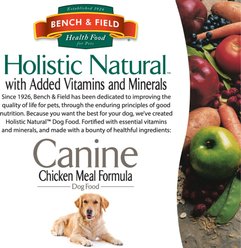 Bench & Field Holistic Natural Formula Dry Dog Food, 12-lb bag slide 2 of 8