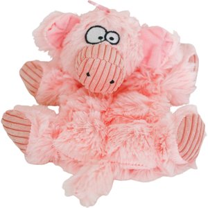 SteelDog USA Barnyard Buddy Piggy Crinkle Plush Dog Toy