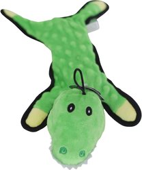 SteelDog USA Flat Bumpy Gator Plush Dog Toy