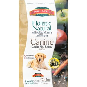 Bench & Field Holistic Natural Formula Dry Dog Food, 12-lb bag