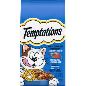 Temptations Tempting Tuna & Chicken Flavor Adult Dry Cat Food, 3.15-lb bag