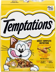 Temptations Adult Tasty Chicken Flavor Dry Cat Food, 13.5-lb bag