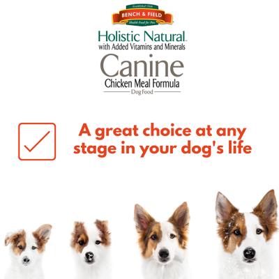 Show full view: Bench & Field Holistic Natural Formula Dry Dog Food, 12-lb bag slide 4 of 10