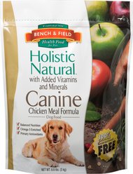 Bench & Field Holistic Natural Formula Dry Dog Food, 6.6-lb bag
