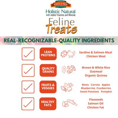Show full view: Bench & Field Holistic Natural Cat Treats, 3-oz bottle slide 6 of 10