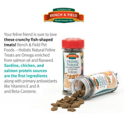 Show full view: Bench & Field Holistic Natural Cat Treats, 3-oz bottle slide 3 of 10