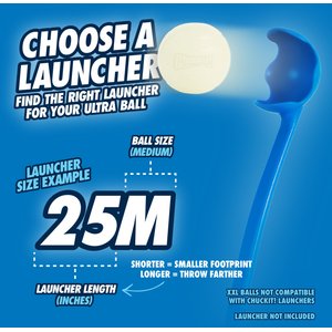 Chuckit! Max Glow Ball Dog Toy, Medium, 2 count