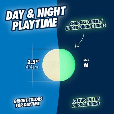 Show full view: Chuckit! Max Glow Ball Dog Toy, Medium, 2 count slide 3 of 11