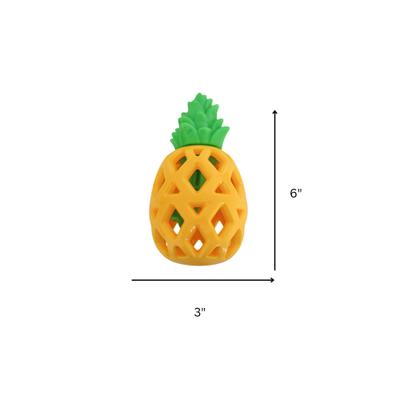 Show full view: SteelDog USA Slow Treater Pineapple Treat Dispenser Dog Toy slide 4 of 8