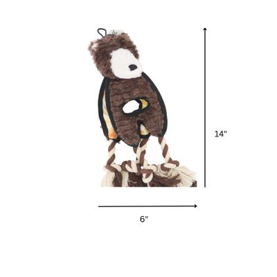 Show full view: SteelDog USA Flat Tugger Bear Stuffing-Free Tug Dog Toy slide 4 of 8